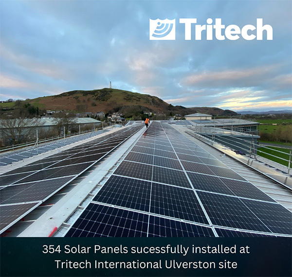 Solar Panels at Ulverston site